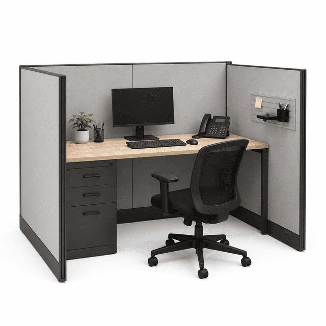 Modular Cubicle Setup