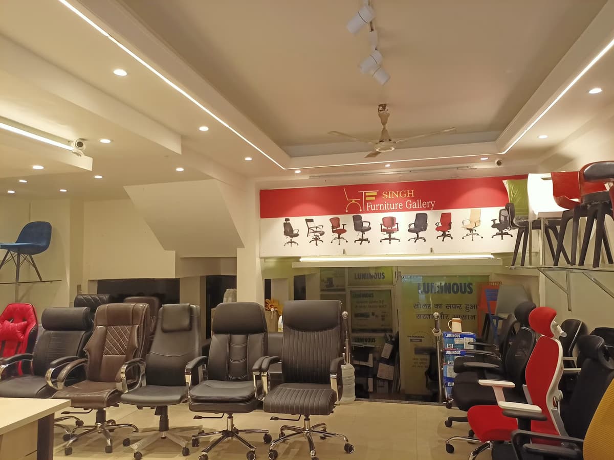 Wide Shot of Showroom